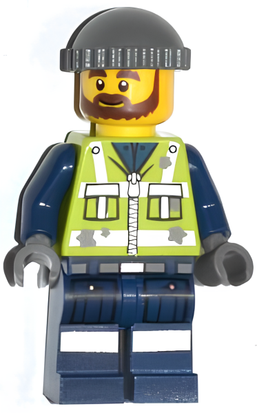 Минифигурка Lego Garbage Man Grant tlm050 U